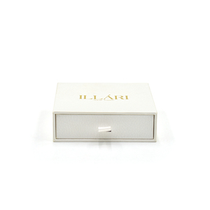 Small Luxury Jewelry Packaging Boxes Light Gift Slide Drawer Paper <b>Box</b> with UV Printing Specialty Paper Tray for Accessories - Product Image 5
