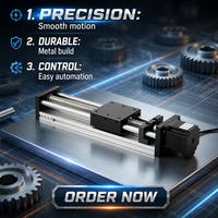 Module d'actionneur linéaire à vis à billes en aluminium WEEMT, double axe optique, pour l'automatisation de bureau