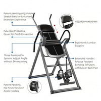 Correcteur de posture de la colonne vertébrale, dispositif de traction lombaire, support de décompression dorsale, équipement de rééducation à domicile réglable en métal