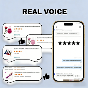 XLN ローズバイブレーター 女性用クリトリスマッサージ用 - 10周波数 USB磁気充電 非潤滑 日常防水バイブレーター - Product Image 5