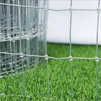 Valla para Ganado con Marco de Acero Galvanizado de 4'x328', Duradera y Fácil de Montar, Protección para Animales en Exteriores