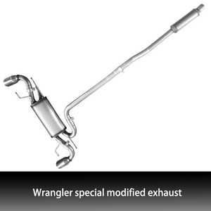 काले खोपड़ी Jeepp wranglerrr 2007-2017 के लिए जेके निकास पाइप डबल निकास - Product Image 3