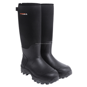 Bottes de <span class=keywords><strong>chasse</strong></span> imperméables HISEA en <span class=keywords><strong>caoutchouc</strong></span> isolées pour hommes - Product Image 1