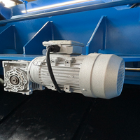 Mesin pemotong logam QC11Y-10x2500 baja tahan karat pompa geser gigi Motor PLC baru digunakan untuk industri konstruksi