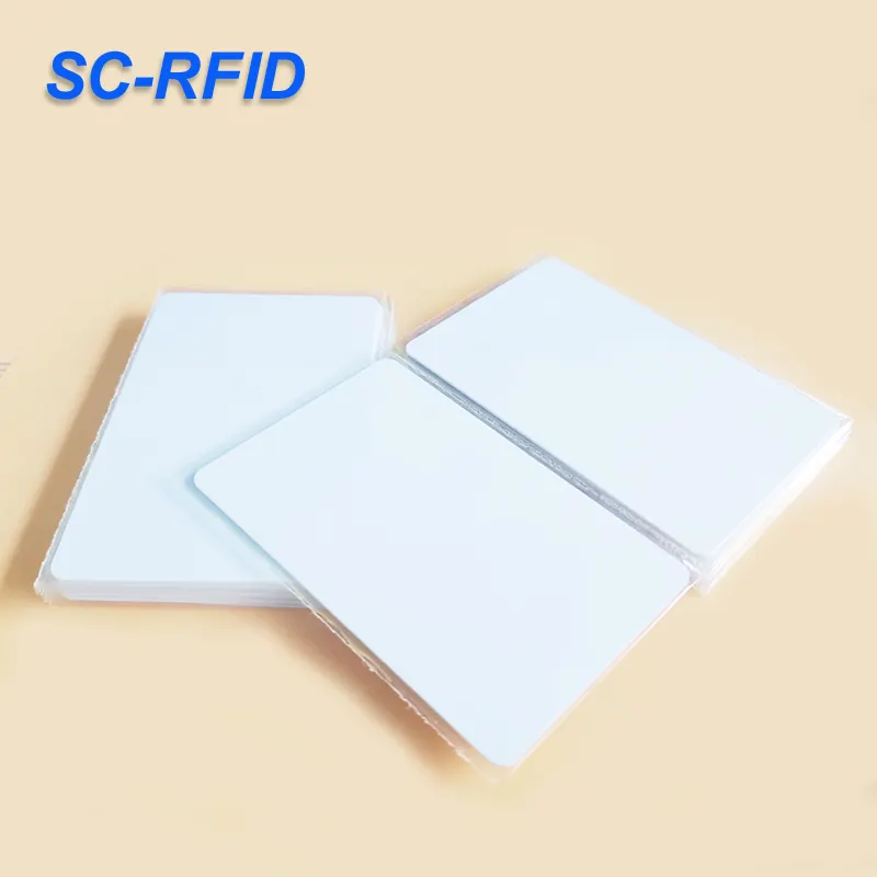 Pronto per la spedizione all'ingrosso NFC bianco Smart card tag S50 Mi-tariffa 13.56mhz lettura carte RFID Smart White Cards