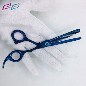 Ciseaux de coiffure pour effilage, meilleurs ciseaux de barbier texturisants, ciseaux à effilocher durables, couleur personnalisée, fournitures OEM - Product Image 4
