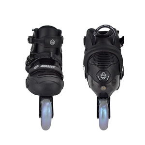 Chaussures de roller en ligne professionnelles pour adultes en fibre de carbone, pour slalom freestyle, avec <span class=keywords><strong>châssis</strong></span> haut de gamme à 4 roues, pour l'extérieur, vente en gros - Product Image 6