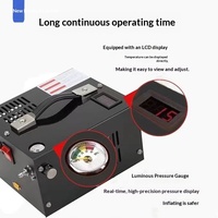 Compresseur d'air PCP refroidi par air stationnaire 12V/110V/220V pour utilisation automobile et pompe submersible 300 bar
