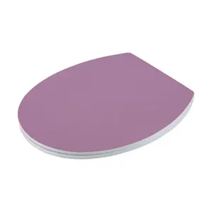 Beewill金属粉色闪光彩色一个按钮个性化尿素马桶座圈