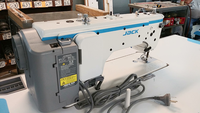 Machine à coudre plate industrielle à aiguille simple Jack A6F-E avec alimentation par aiguille anti-désalignement