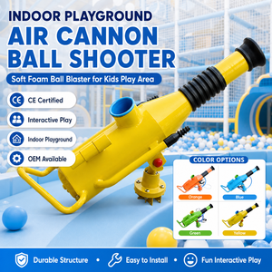 Cañón de Aire para Área de Juegos Interior, Lanzador de Bolas de Espuma Suave, Pistola de Juguete para Disparar Bolas Balísticas, Bláster para Niños, Área de Juegos con Piscina de Bolas en Venta - Product Image 1