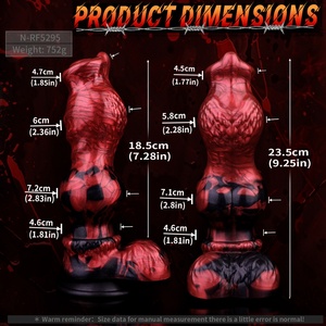 NNSX Silicone Soft Dog <b>Dildo</b> with Suction Cup Artificial Dog Penis for Female Masturbation Flexible <b>Dildo</b> for Men Women Sex Toys - Product Image 2