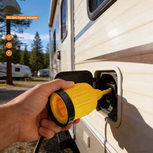 Cubierta Protectora Impermeable de 30A 125V para Enchufe con Bloqueo L5-30, Conector de Cable de Alimentación para Autocaravanas, Barcos y Embarcaciones - Product Image 3