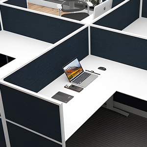 Meubles de bureau modulaires modernes personnalisables en gros, postes de travail en cubicle 2-6 places avec cloisons pour bureau à domicile et <span class=keywords><strong>atelier</strong></span> - Product Image 2