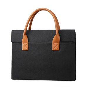 Wholesale Business Oxford Canvas Tote Document <b>File</b> Training Handbag Customized Closure Laptop Go Bag <b>Organizer</b> Lock Waterproof - Product Image 2