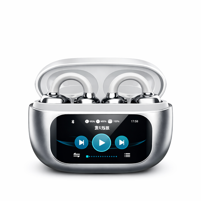 AI Open Ear OWS TWS Wireless Earbuds JL Chipset with LED Power Display Stereo Earphones