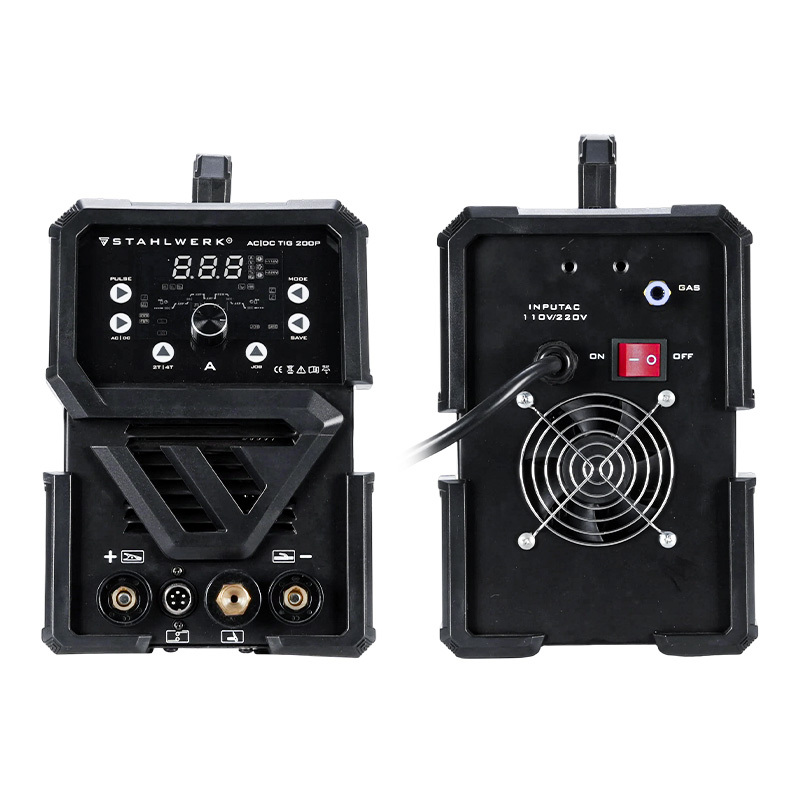 German Brand AC DC TIG MMA PULSE Welder 110V 220V Inverter Welding Kit Machine with Helmet for Stahl Werk TIG200P · image 4