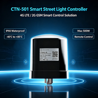 Contrôleur d'éclairage public hybride PLC LoRaMesh NEMA CTN501BL, passerelle GTW730 Plug and Play pour la modernisation de l'éclairage municipal