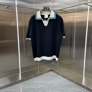 Camiseta de Verano 2026 de Lujo, Casual, 100% Algodón, Estilo Casa Blanca, Holgada, de Manga Corta para Hombre - Product Image 1