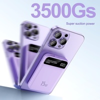 Venta caliente 10000mAh 15W Banco de energía inalámbrico magnético con PD 22W Carga rápida adecuada para iPhone y Android