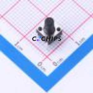 TS669CJ 250gf 009 Tactile Switch Through hole-4P,6x6mm Switch Single Pole Single Throw Round Button 2.5N Through Hole - Product Image 1