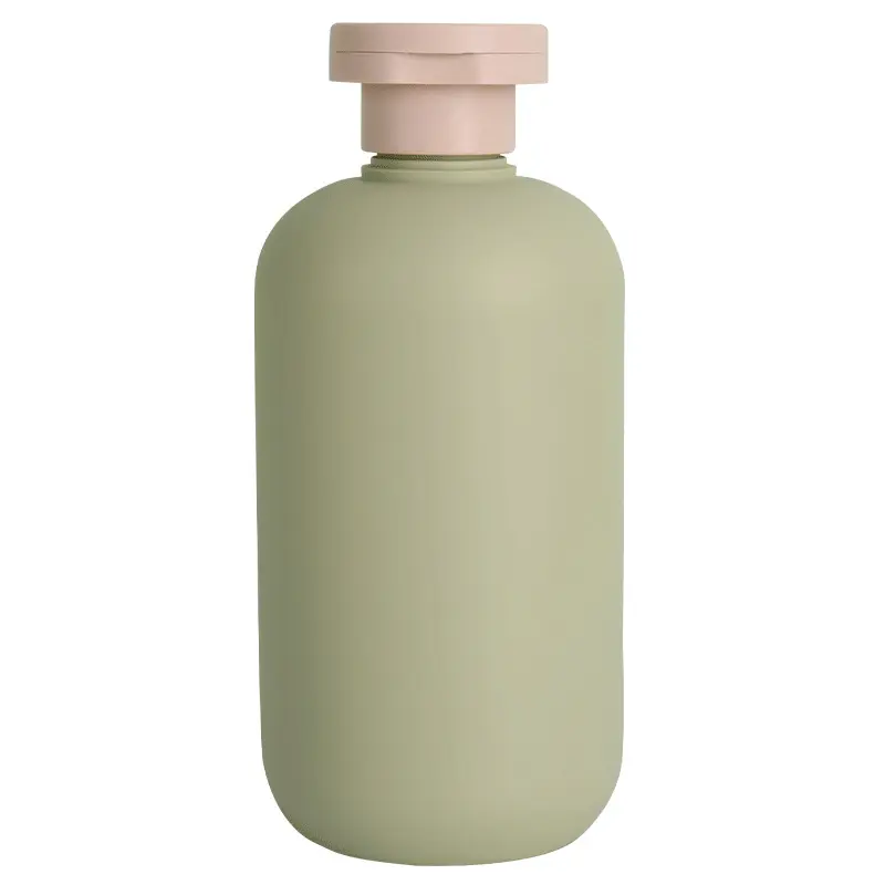 Personalizzato Eco Friendly HDPE 250ml 300ml 400ml 16oz verde spremere bottiglia di Shampoo in plastica barattolo di lozione per il corpo da 8 once