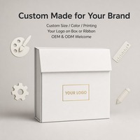 Boîte cadeau magnétique pliable en carton blanc mat B4, emballage plat, vente en gros, livraison directe d'usine pour la vente au détail et les cadeaux