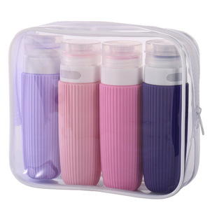 <b>Toiletries</b> Silicone Travel Bottle Silicone Travel Bottles Set Leak Proof Refillable Silicone Travel Bottle Set - Product Image 3