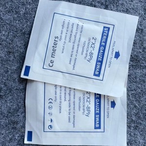 Compressas de Gasa Desechables para Heridas, para Uso Doméstico, Tamaños 5x5cm/7.5x7.5cm/10x10cm, Dispositivo Médico Clase I - Product Image 1