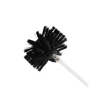 Brosse de nettoyage industrielle TDF Premium en fibres synthétiques avec revêtement Picote, personnalisation OEM, diamètre 100 mm, manche en caoutchouc pour tuyaux d'égout