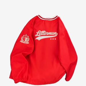 เสื้อสเวตเชิ้ตปักลายสไตล์สปอร์ตแนวสตรีทลำลอง ยูนิเซ็กส์ ฮิปฮอป ทรงหลวม คอกลม แขนยาว ระบายอากาศได้ดี แห้งเร็ว - Product Image 4