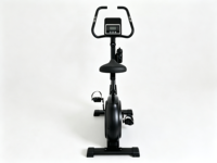 Vélo d'exercice vertical TOPFIT Factory avec volant d'inertie magnétique de 3 kg, 8 niveaux de résistance, équipement de fitness cardio pour la maison