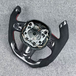 <span class=keywords><strong>Volant</strong></span> de course F1 en cuir sport en fibre de carbone forgée miniature de diamètre standard en forme de D pour les modèles <span class=keywords><strong>Cooper</strong></span> <span class=keywords><strong>S</strong></span> R50-R59 F54-F60 - Product Image 3