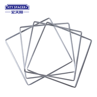 Profilé professionnel en aluminium et butyl pliable pour la construction de fenêtres en verre isolant