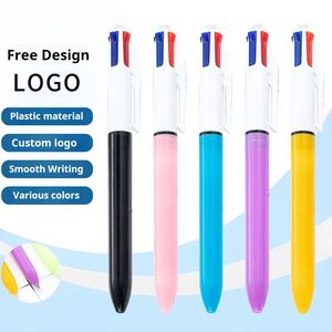 โปรโมชั่นราคาถูก ปากกาลูกลื่นพลาสติกหลากสี 4 in 1 3 in 1 พร้อมโลโก้ตามสั่ง - Product Image 2
