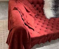 Canapé de salon de luxe italien, canapé capitonné pour villa, ensemble de canapés de luxe de designer renommé