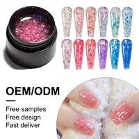 Gel de construction pour extension d'ongles en marque privée OEM, gel de construction dur pour l'art des ongles, gel de construction pour extension d'ongles