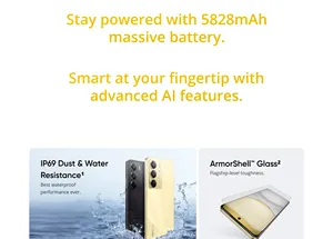Realme C75 Điện Thoại Thông Minh NFC 6.72 ''90Hz FHD Hiển Thị G92 <span class=keywords><strong>Max</strong></span> Chipset 5828MAh Pin 50MP AI Máy Ảnh 256GB 45W Phí IP69 - Product Image 3