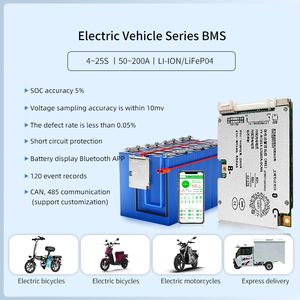 Paquete de Baterías Super Soco Smart <span class=keywords><strong>BMS</strong></span> BT <span class=keywords><strong>17S</strong></span> 50A LiFePO4 <span class=keywords><strong>60V</strong></span> 50Ah para Bicicletas Eléctricas con Soporte de Aplicación y Sistema de Gestión CU/DU/TC - Product Image 5