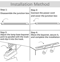 Système d'éclairage commercial à rotation réglable 10W 20W 30W Spot Cob d'intérieur Downlight Led Track Spot Lights