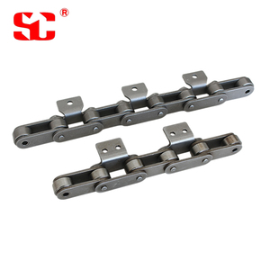 Hot bán sân ngắn băng tải con lăn chains tập tin đính kèm 08B 16B chuỗi Thép không gỉ với A1 A2 K1 <span class=keywords><strong>K2</strong></span> tập tin đính kèm - Product Image 2