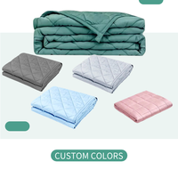 Hot Seller Couette de refroidissement d'été Échantillon gratuit Couverture en bambou personnalisée pour couverture pesée par gravité Sensory Relax Anxiété Solver pour Hom