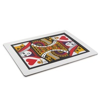 Carte Magique Classique Reine vers Roi pour Magicien, Accessoire de Magie de Rue avec Effet de Changement de Cœur, Matériel en Papier Facile à Utiliser (Petite Taille)