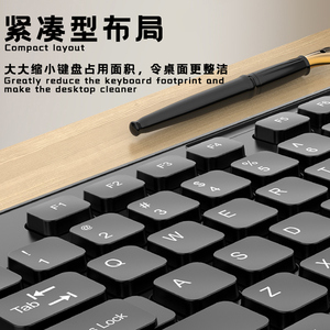 VON100 2.4G portatile scienza senza fili Mouse Combo Set 104 chiave per Notebook <span class=keywords><strong>Computer</strong></span> Desktop PC portatile con Stock disponibile - Product Image 4