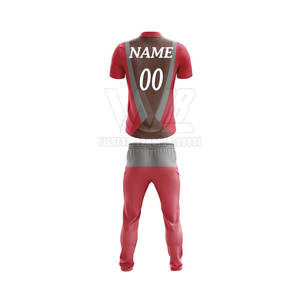 Professional Customized High Quality Light Weight Sports Wear Half Sleeves Polyester Material <b>Cricket</b> Uniform - Product Image 2
