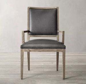 Chaise de salle à manger en cuir italien moderne de luxe de couleur personnalisée Rhohohill chaises de <span class=keywords><strong>table</strong></span> à manger à dossier haut <span class=keywords><strong>fauteuil</strong></span> d'intérieur en bois - Product Image 4