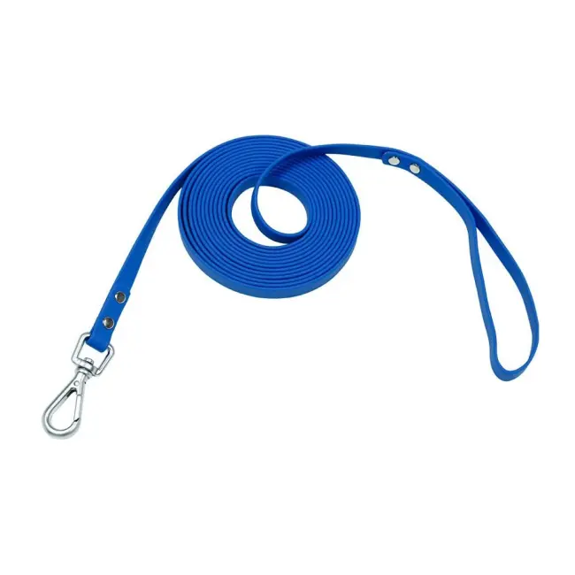 Wholesale Premium Waterproof PVC Coated Soft Rubber Dog Leash With 360 Degree Metal Hook