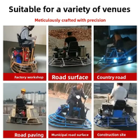 Talocheuse et polisseuse motorisée pour chantier, moteur 18 kW, pour le finissage des surfaces en béton