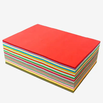 印刷されたA4カラーペーパー100% オリジナルのパルプ折り紙80g180g子供の手工芸品と印刷用のカラーペーパー