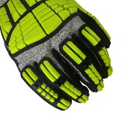 NMSAFETY Gants de sécurité anti-coupure en nitrile pour mécaniciens, résistants aux coupures et aux impacts EN4X44FP